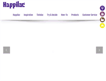 Tablet Screenshot of happilacpaints.com